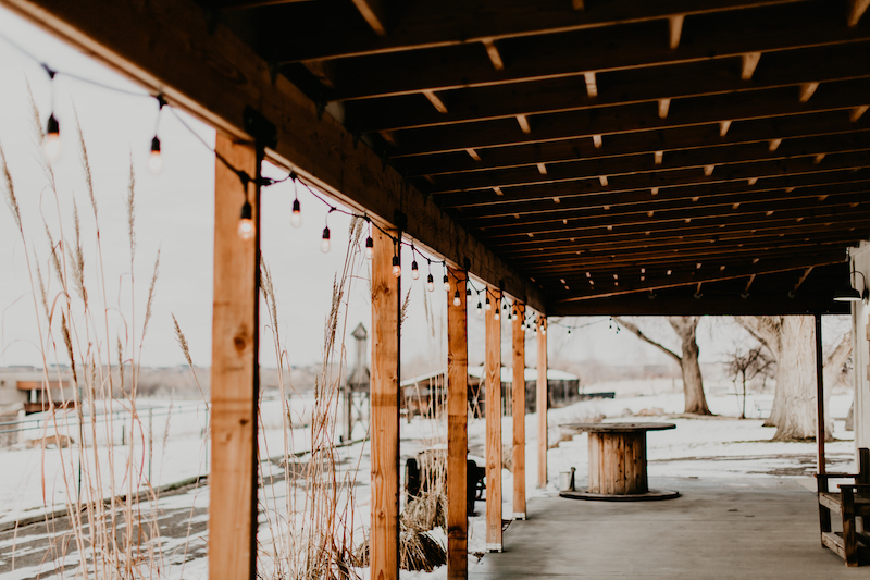 Snow at Mill Pond Farms Events During the Winter Season | Holiday Events | Corporate Holiday Party Planning​ & Events Center