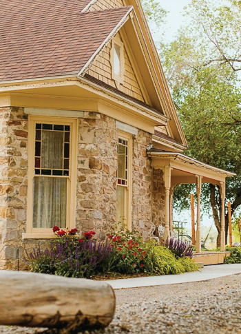 Front of stone building of wedding event center - Mill Pond Farms Events - Wedding Venue & Utah Events