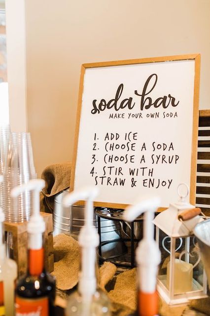 Simple DIY Soda Bar Station for a Wedding | Outdoor Wedding Essentials | Simple Outdoor Wedding Ideas to Enhance Experience