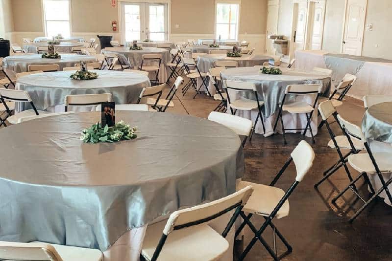 Indoor wedding hall